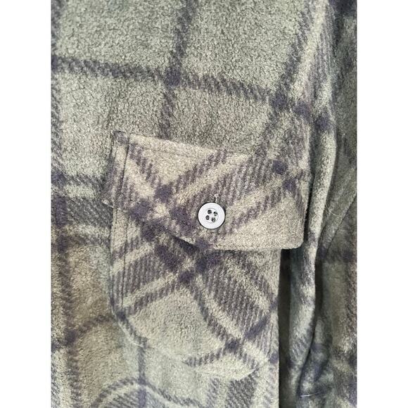 Mens Flannel Shirt, Freedom Foundry, Green/Black, Button Up, NWT, Large - Picture 3 of 7